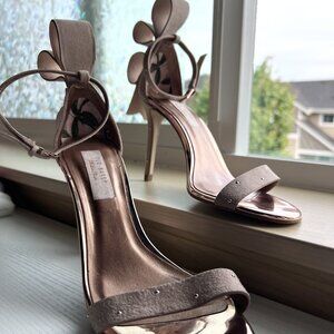 Ted Baker Cinderella Rose Gold Blush Pink Heels with Studded Bow